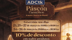 Páscoa Cacau Show – A maior Páscoa do Brasil
