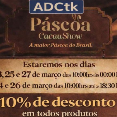 Páscoa Cacau Show – A maior Páscoa do Brasil